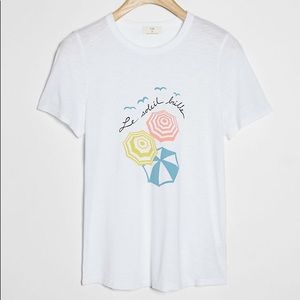 Anthropologie t.la Soleil Graphic Tee XS